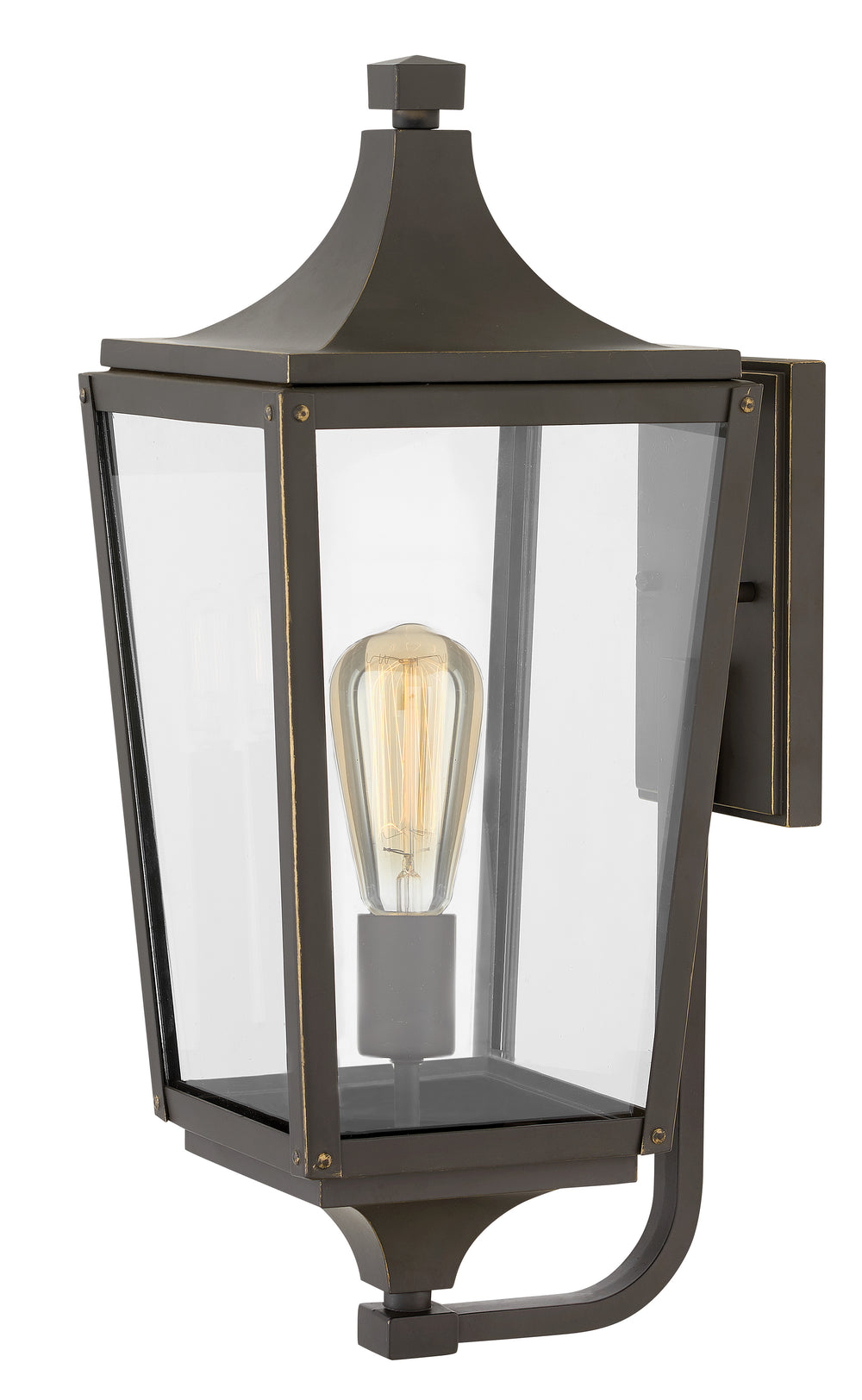 Hinkley Jaymes Outdoor Wall Light Medium Wall Mount Lantern Oil Rubbed Bronze 1294OZ