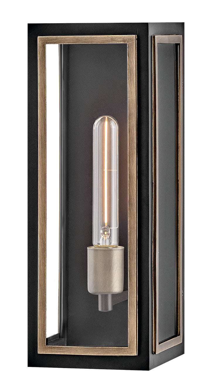 Hinkley Shaw Outdoor Wall Light Medium Wall Sconce Black 12980BK