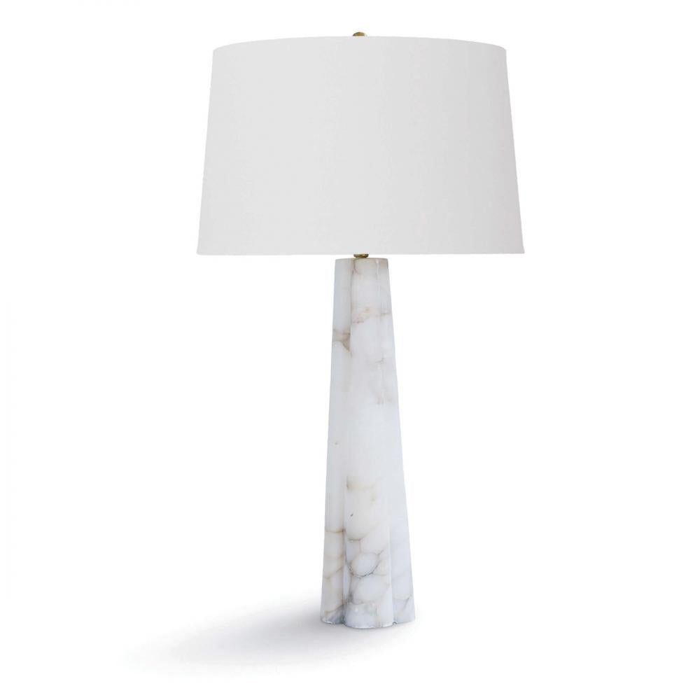 Regina Andrew  Quatrefoil Alabaster Table Lamp Small Table Lamps Regina Andrew   