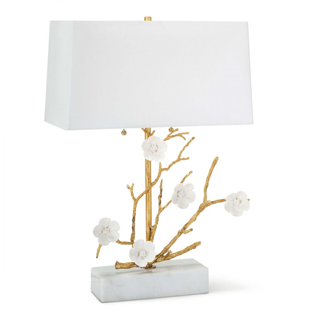 Regina Andrew  Cherise Horizontal Table Lamp (Gold) Table Lamps Regina Andrew   