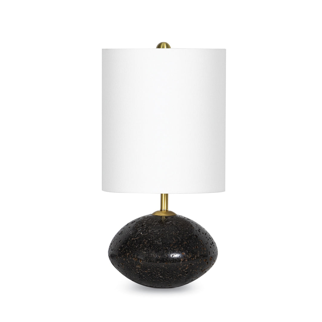 Regina Andrew Nyx Travertine Mini Lamp Table Lamps Regina Andrew