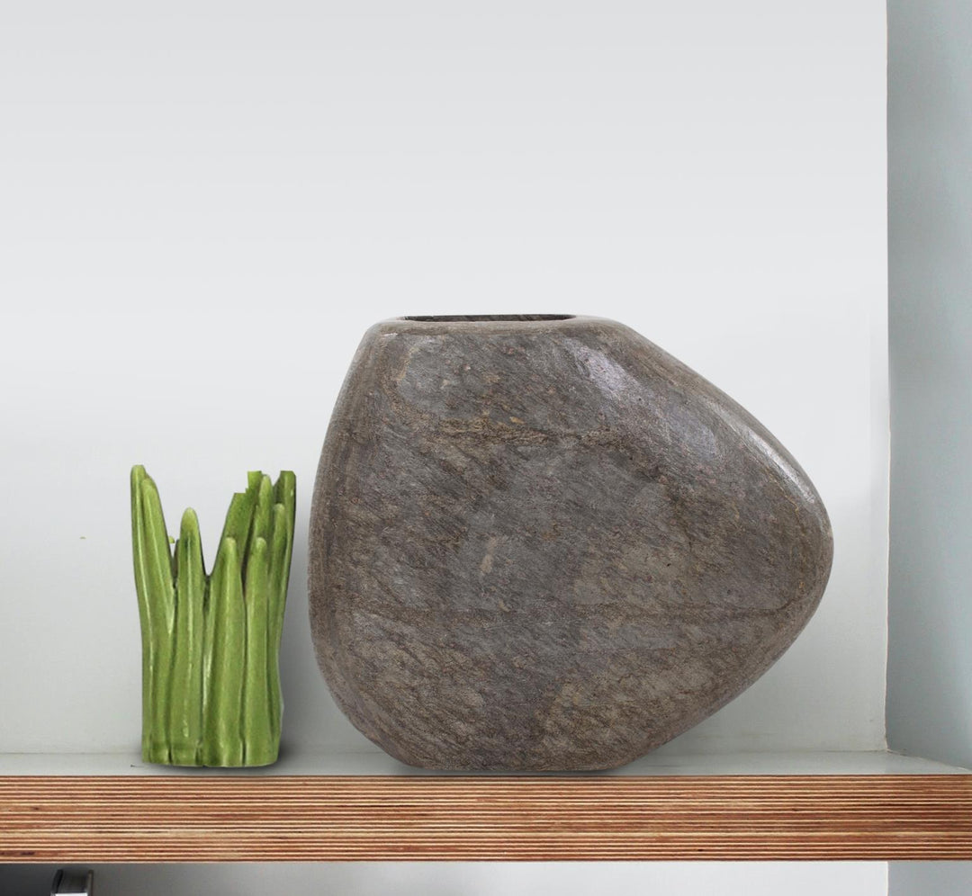 Howard Elliott Collection Dinorwic Slate Vase, Short