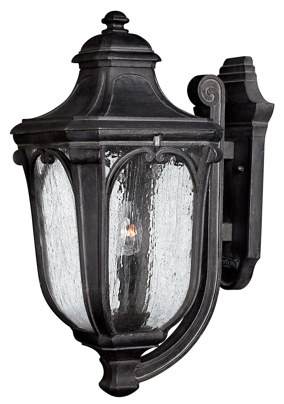 Hinkley Trafalgar Outdoor Wall Light Large Wall Mount Lantern Museum Black 1315MB