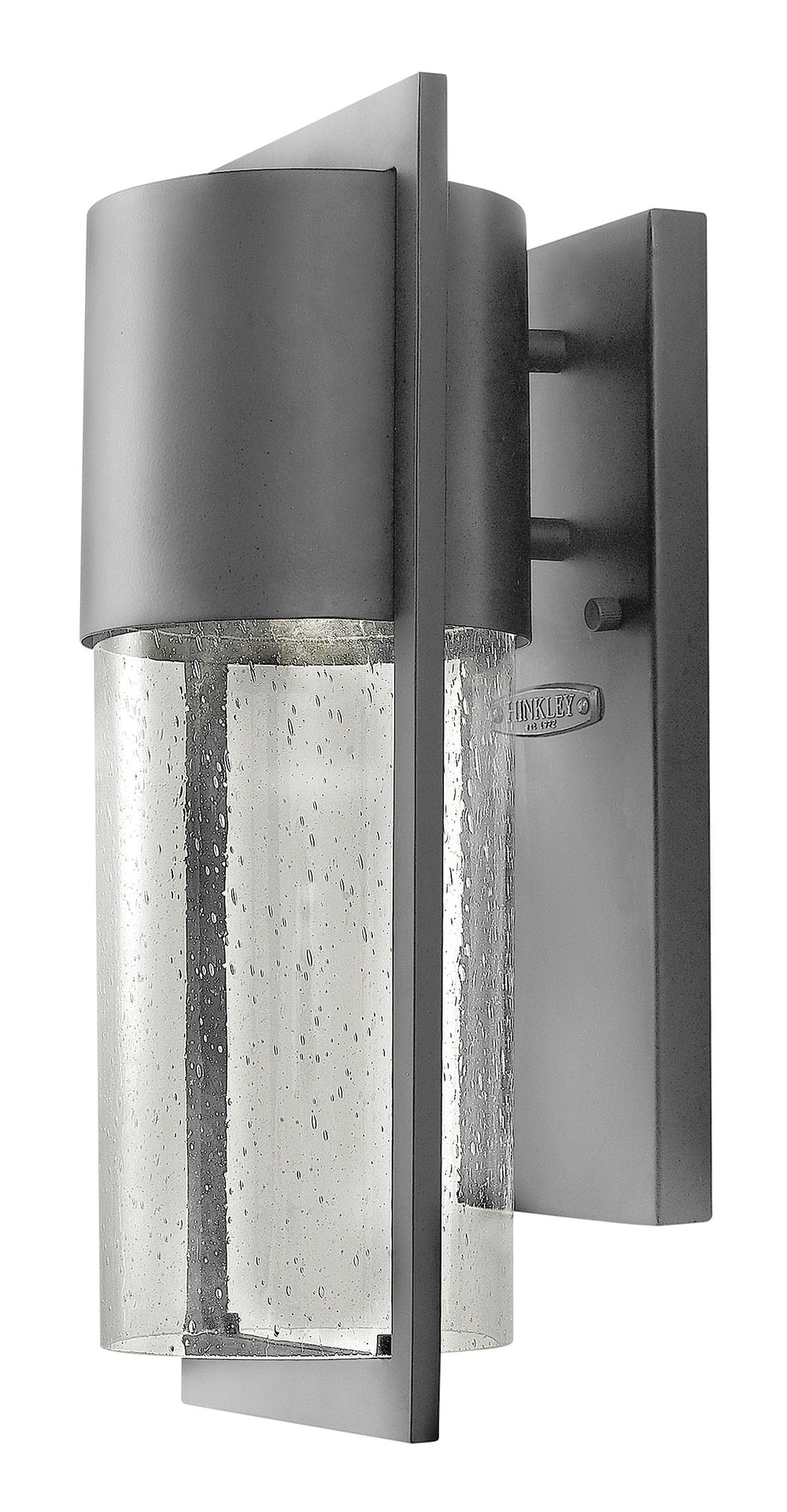 Hinkley Shelter Outdoor Wall Light Medium Wall Mount Lantern Hematite 1320HE