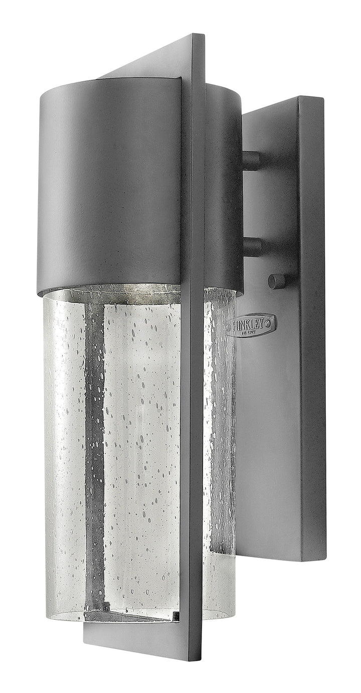 Hinkley Shelter Outdoor Wall Light Medium Wall Mount Lantern Hematite 1320HE