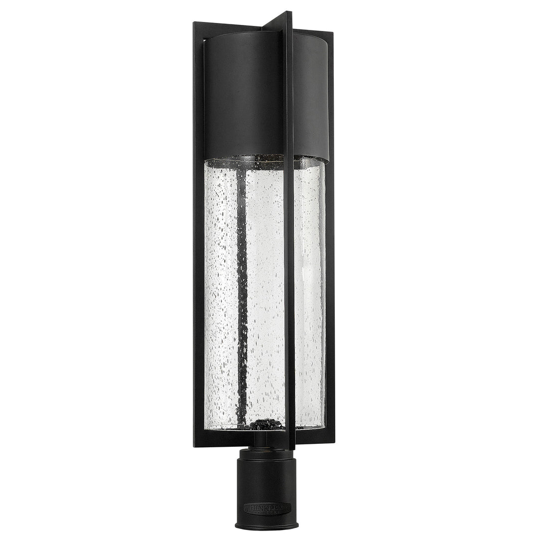 Hinkley Shelter Outdoor Post Mount Lantern Large Post Mount Lantern Black 1321BK-LV
