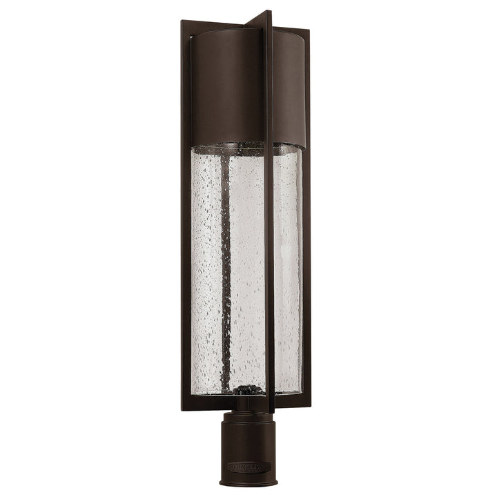 Hinkley Shelter Outdoor Post Mount Lantern Large Post Mount Lantern Buckeye Bronze 1321KZ-LV