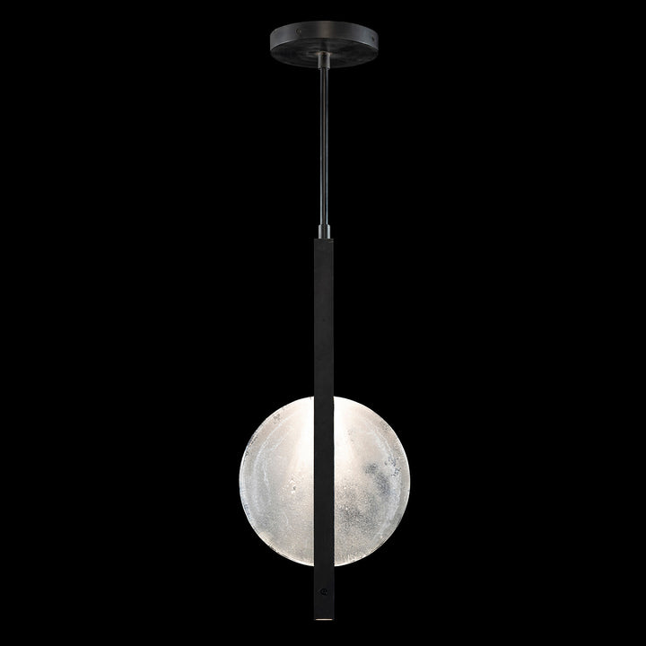 Fine Art Handcrafted Lighting Selene 11"W Pendant 922140 in Standard Black Iron (922140-1ST)