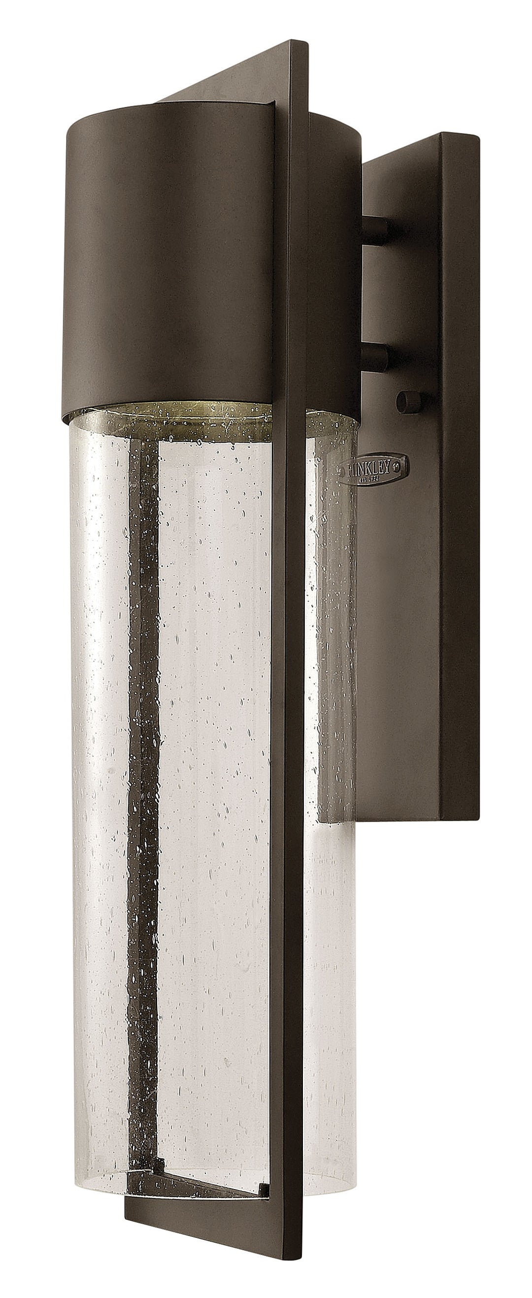 Hinkley Shelter Outdoor Wall Light Medium Tall Wall Sconce Buckeye Bronze 1324KZ