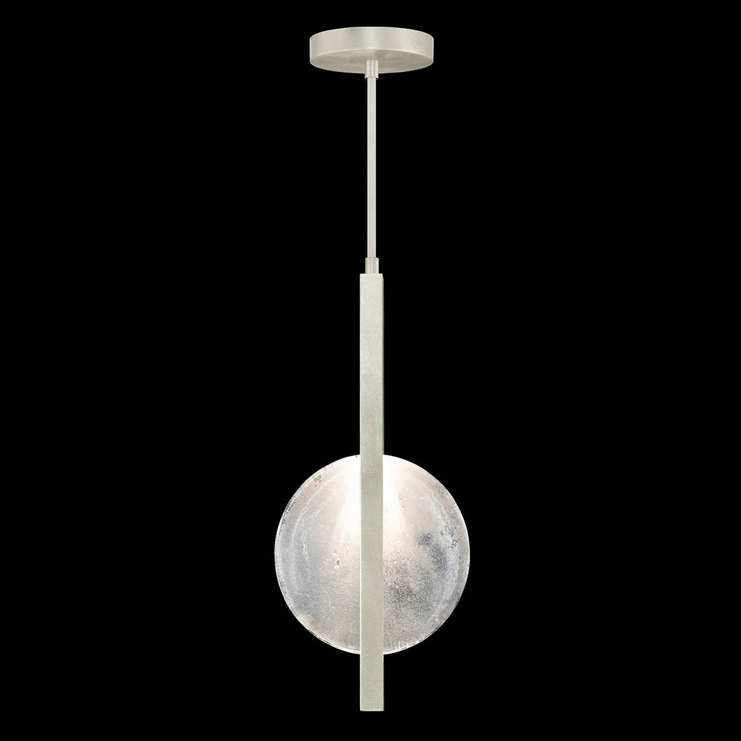 Fine Art Handcrafted Lighting Selene 11"W Pendant 922140 in Standard Silver Leaf (922140-4ST)