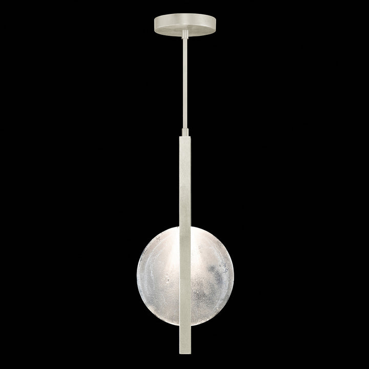 Fine Art Handcrafted Lighting Selene 11"W Pendant 922140 in Standard Silver Leaf (922140-4ST)