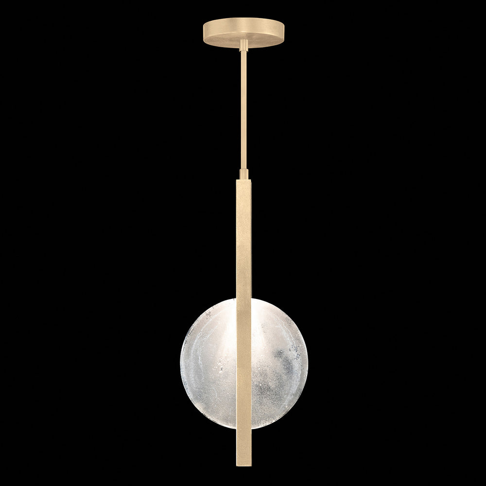 Fine Art Handcrafted Lighting Selene 11"W Pendant 922140 in Standard Gold Leaf (922140-3ST)
