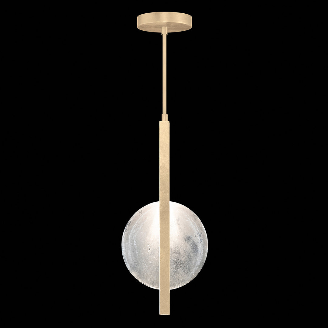 Fine Art Handcrafted Lighting Selene 11"W Pendant 922140 in Standard Gold Leaf (922140-3ST)