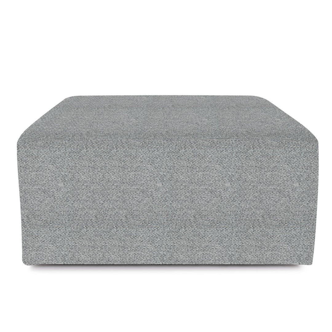 Howard Elliott Collection Universal Square Ottoman Panama Stone