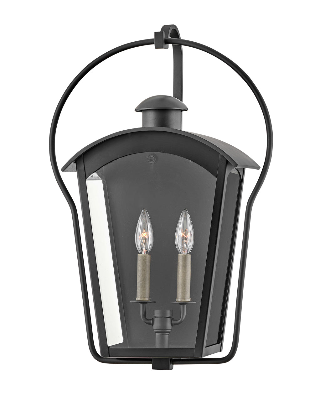 Hinkley Yale Outdoor Wall Light Extra Large Wall Mount Lantern Black 13304BK