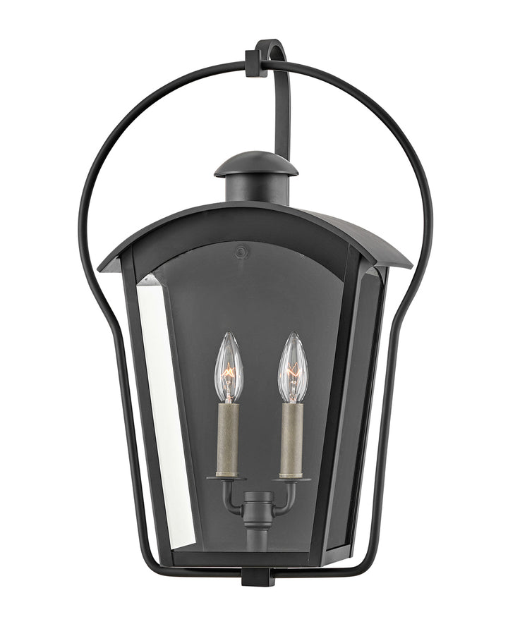 Hinkley Yale Outdoor Wall Light Extra Large Wall Mount Lantern Black 13304BK