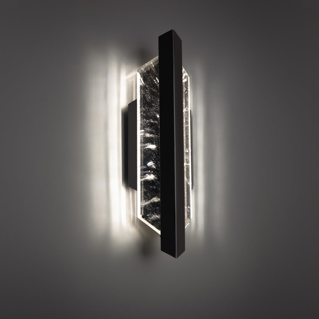 Schonbek Beyond  Vesta 24in Outdoor Wall Light Outdoor Wall Lights Schonbek Beyond Black OPTIC HAZE 