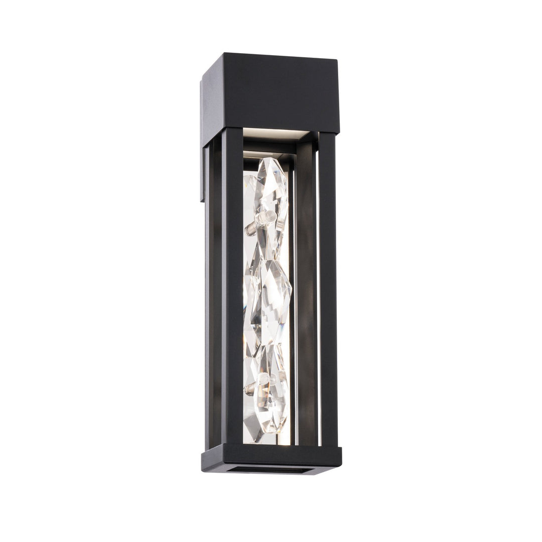 Schonbek Beyond  Polar 16in Outdoor Wall Light Outdoor Wall Lights Schonbek Beyond Black OPTIC CRYSTAL 