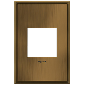 Legrand adorne Coffee 1-Gang wall plate