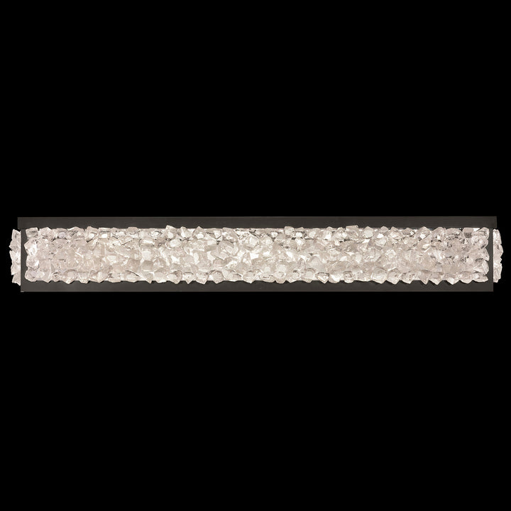 Fine Art Handcrafted Lighting Arctic Halo 32"W Bath Bar in Matte Black (916050-2ST)