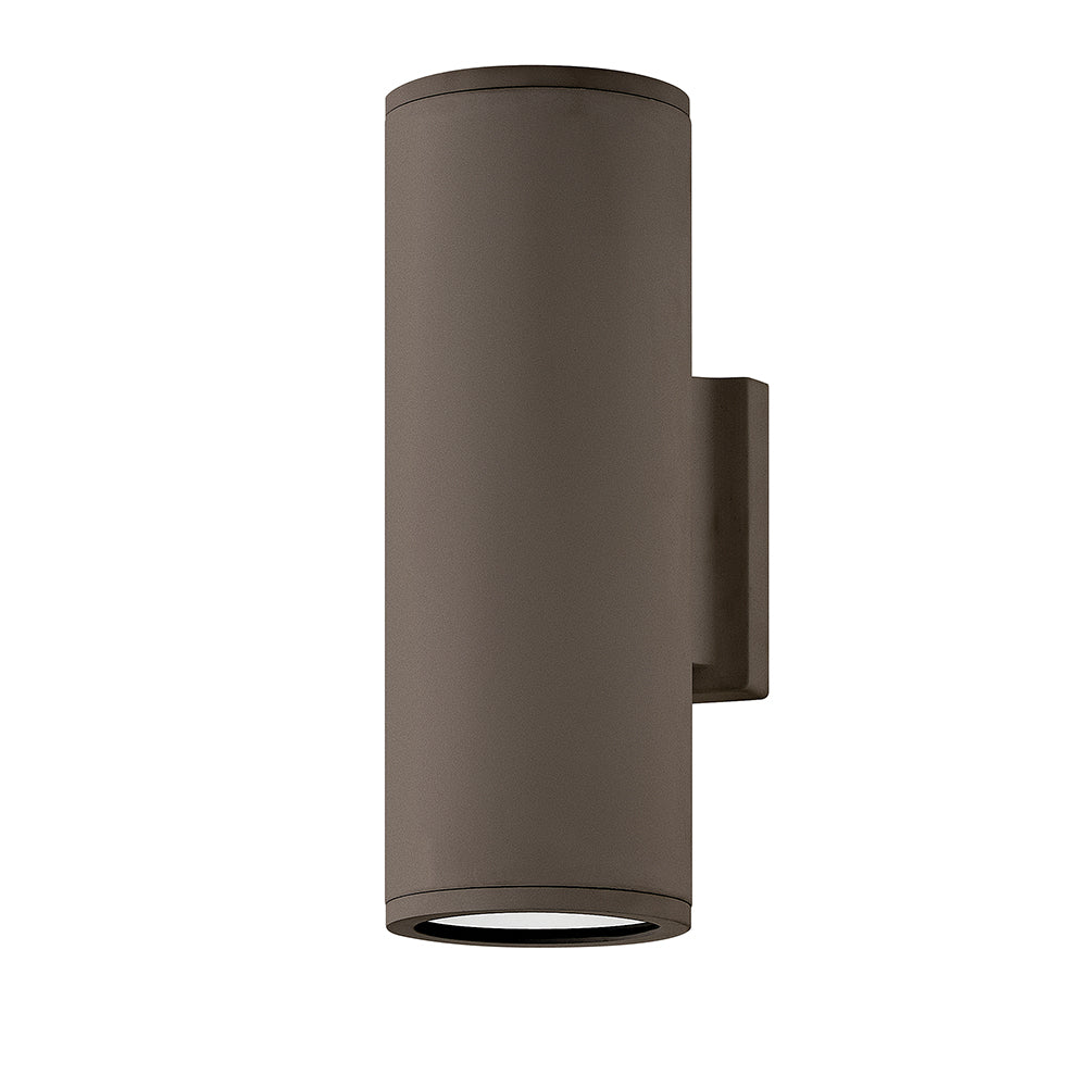Hinkley Silo Outdoor Wall Light Medium Up/Down Light Wall Sconce Architectural Bronze 13594AZ-LL