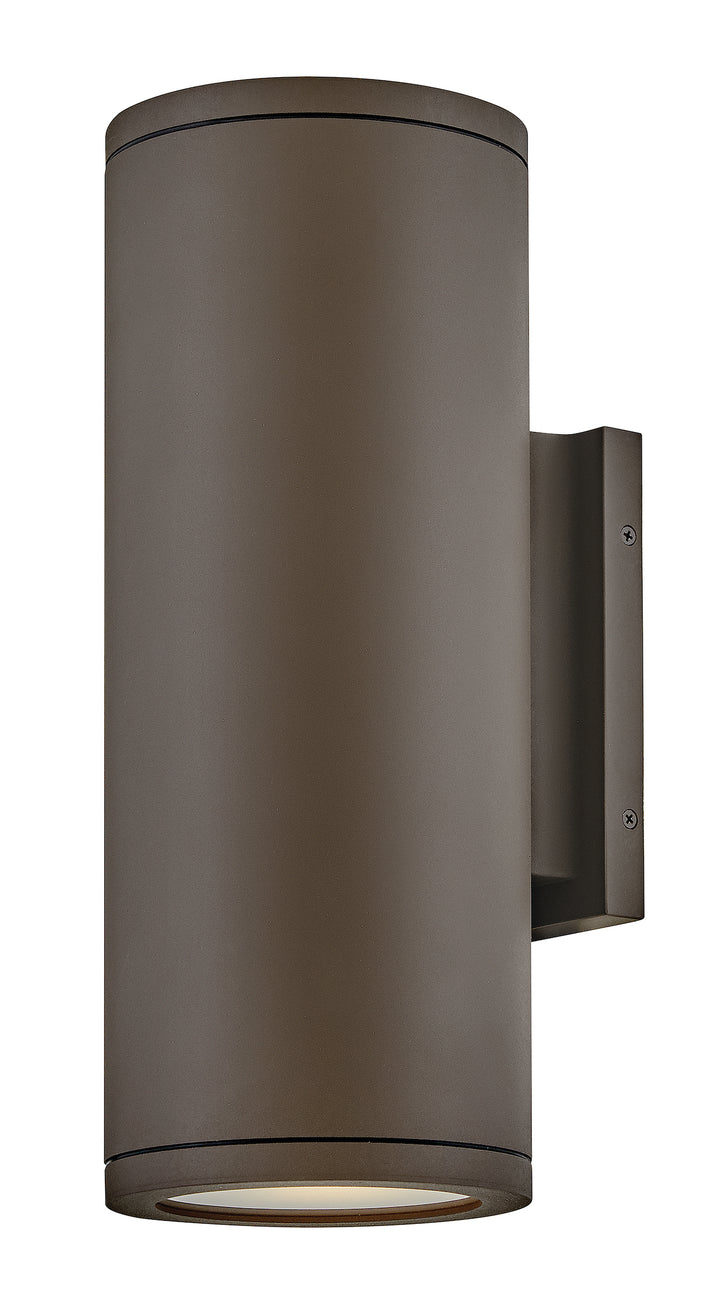 Hinkley Silo Outdoor Wall Light Large Up/Down Light Wall Sconce Architectural Bronze 13595AZ-LL