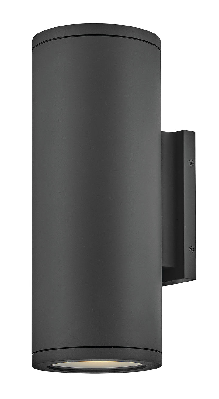 Hinkley Silo Outdoor Wall Light Large Up/Down Light Wall Sconce Black 13595BK-LL