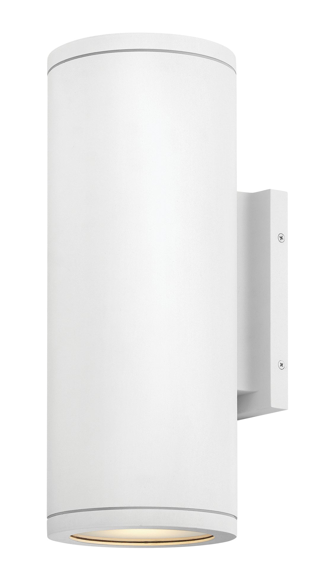 Hinkley Silo Outdoor Wall Light Large Up/Down Light Wall Sconce Textured White 13595TW-LL