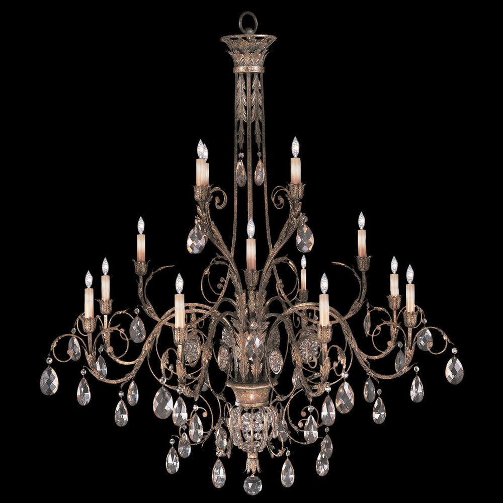 Fine Art Handcrafted Lighting A Midsummer Nights Dream 57"W Round Chandelier 136740-2 (Model 136740-2)