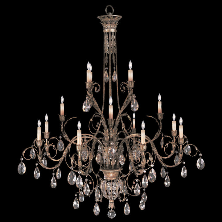 Fine Art Handcrafted Lighting A Midsummer Nights Dream 57"W Round Chandelier 136740-2 (Model 136740-2)
