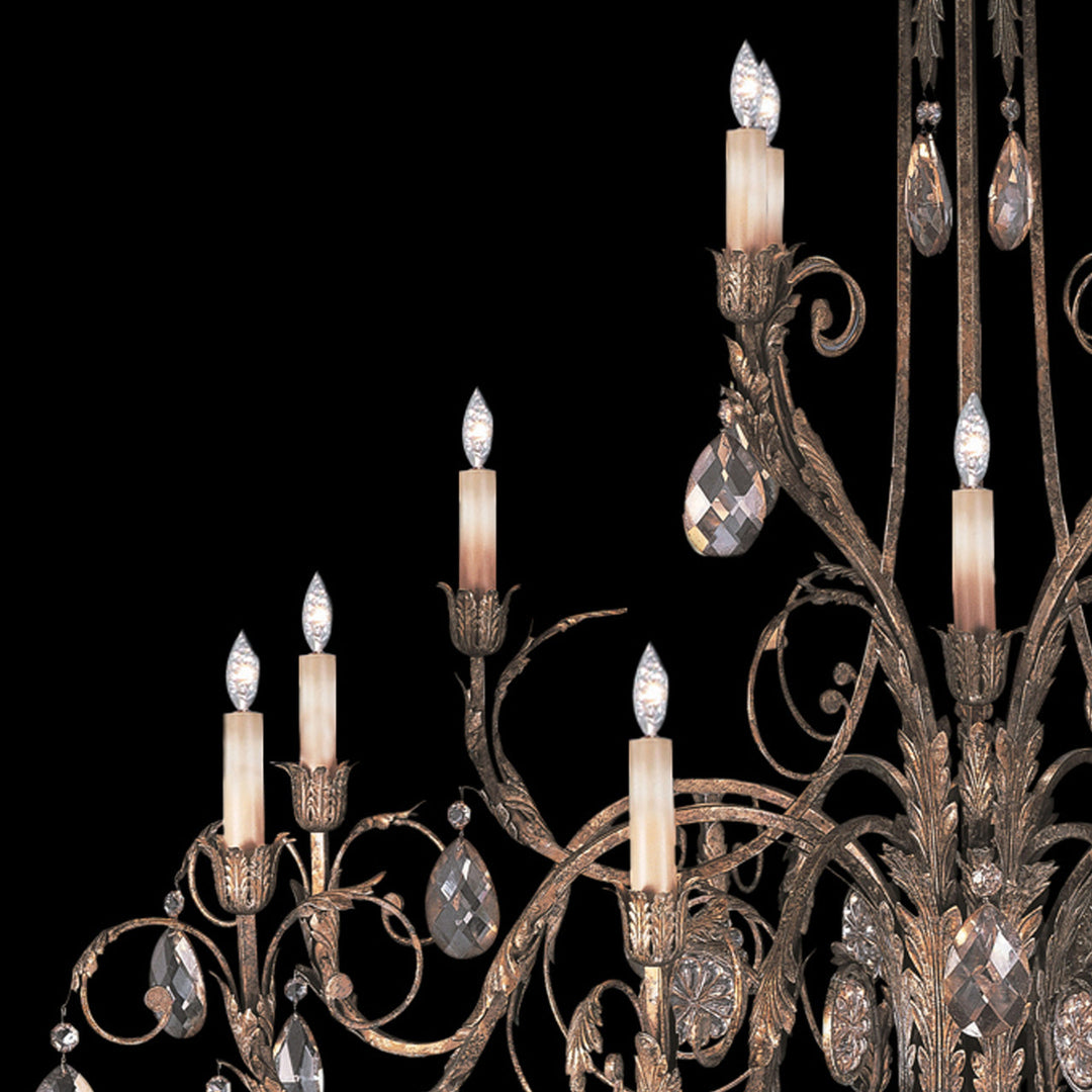 Fine Art Handcrafted Lighting A Midsummer Nights Dream 57"W Round Chandelier 136740-2 (Model 136740-2)