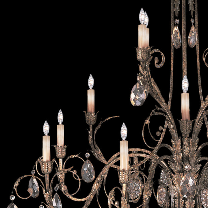 Fine Art Handcrafted Lighting A Midsummer Nights Dream 57"W Round Chandelier 136740-2 (Model 136740-2)