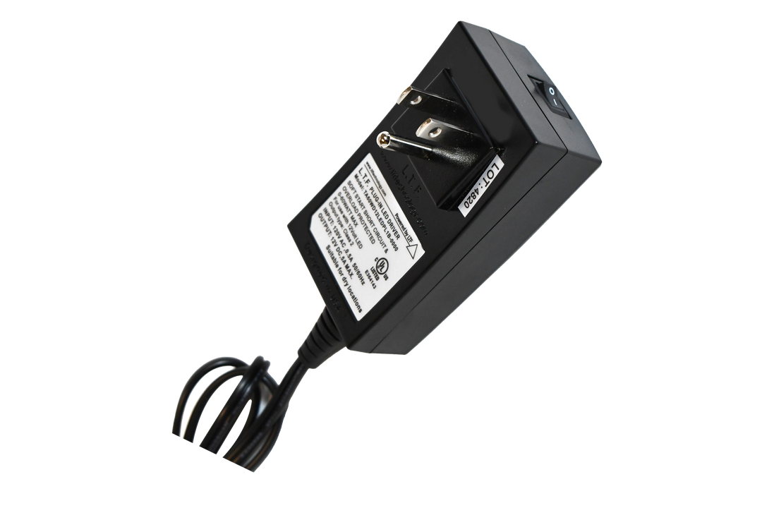 GM Lighting LTFD Series Electronic 12V Plug-In Dimmable Power Supply