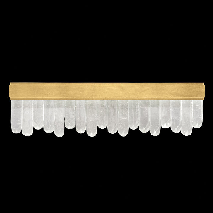 Fine Art Handcrafted Lighting Lior 28"W Bath Bar in Standard Gold Leaf (914050-2ST)