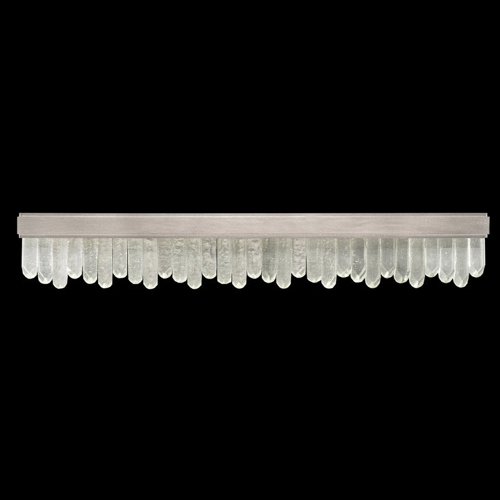 Fine Art Handcrafted Lighting Lior 47"W Bath Bar in Standard Silver Leaf (914250-1ST)