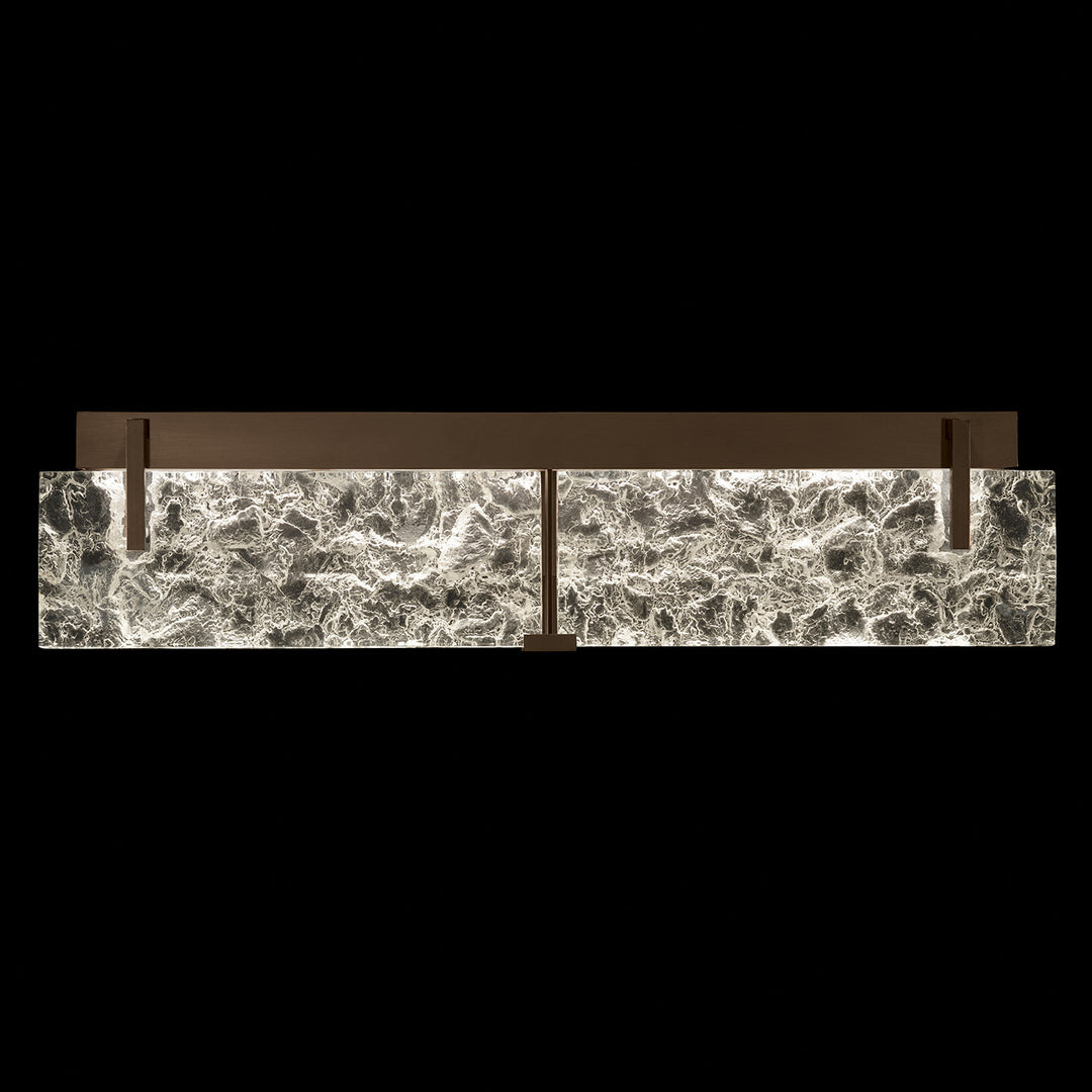 Fine Art Handcrafted Lighting Terra 29"W Bath Bar in Bronze, Clear (913450-41ST)