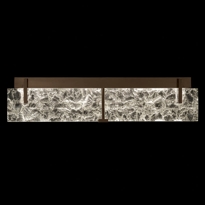 Fine Art Handcrafted Lighting Terra 29"W Bath Bar in Bronze, Clear (913450-41ST)