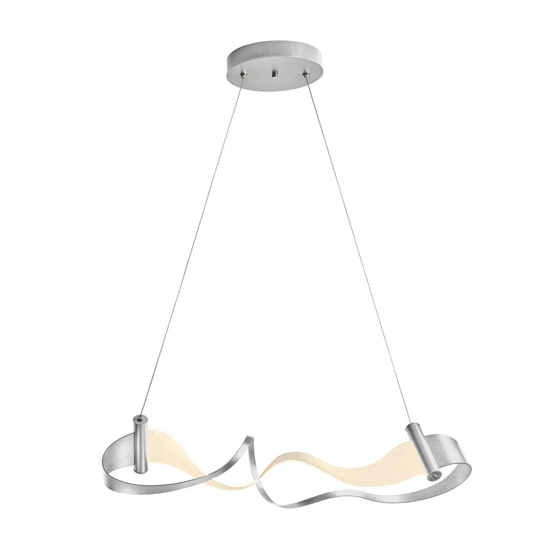 Zephyr LED Pendant Pendants Hubbardton Forge Sterling 38.5x10.5x9.3 