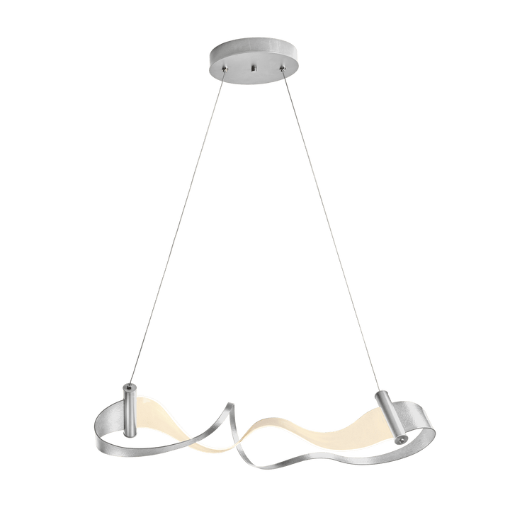 Zephyr LED Pendant Pendants Hubbardton Forge Sterling 38.5x10.5x9.3 