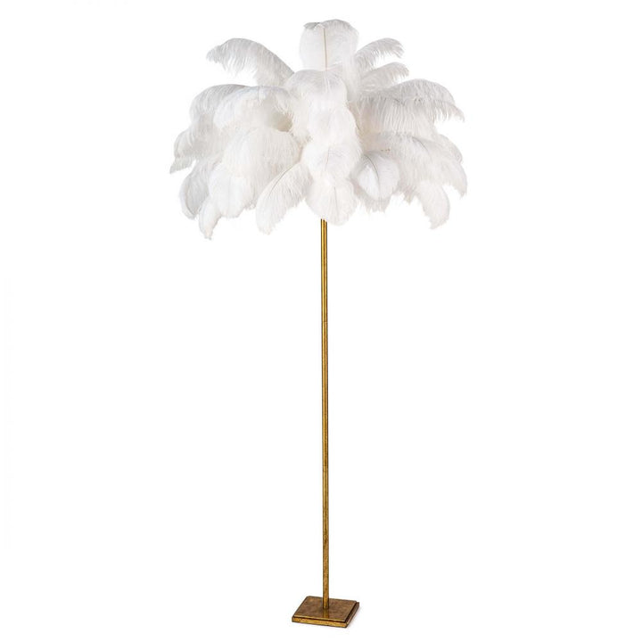 Regina Andrew  Josephine Feather Floor Lamp Table Lamps Regina Andrew   