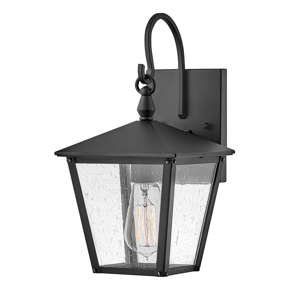 Hinkley Huntersfield Outdoor Wall Light Small Wall Mount Lantern Black 14060BK