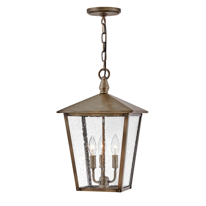 Hinkley Huntersfield Outdoor Hanging Light Medium Hanging Lantern Burnished Bronze 14062BU