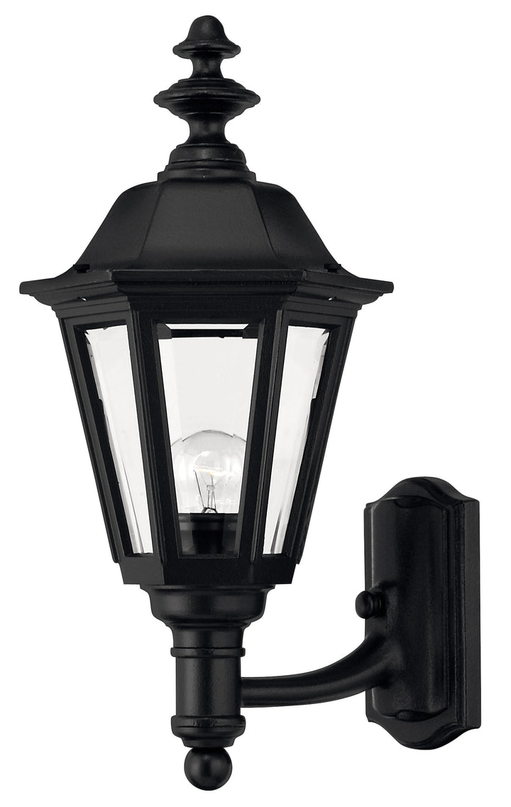 Hinkley Manor House Outdoor Wall Light Medium Wall Mount Lantern Black 1419BK