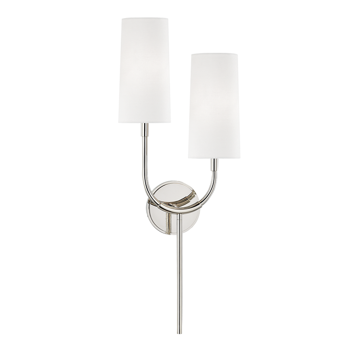 Hudson Valley Lighting Vesper Wall Sconce Wall Sconces Hudson Valley Lighting Polished Nickel  