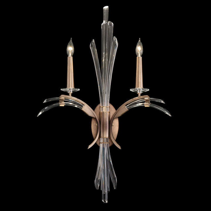 Fine Art Handcrafted Lighting Trevi 34"H Sconce in Soft Ombre Bronze (782750-3ST)