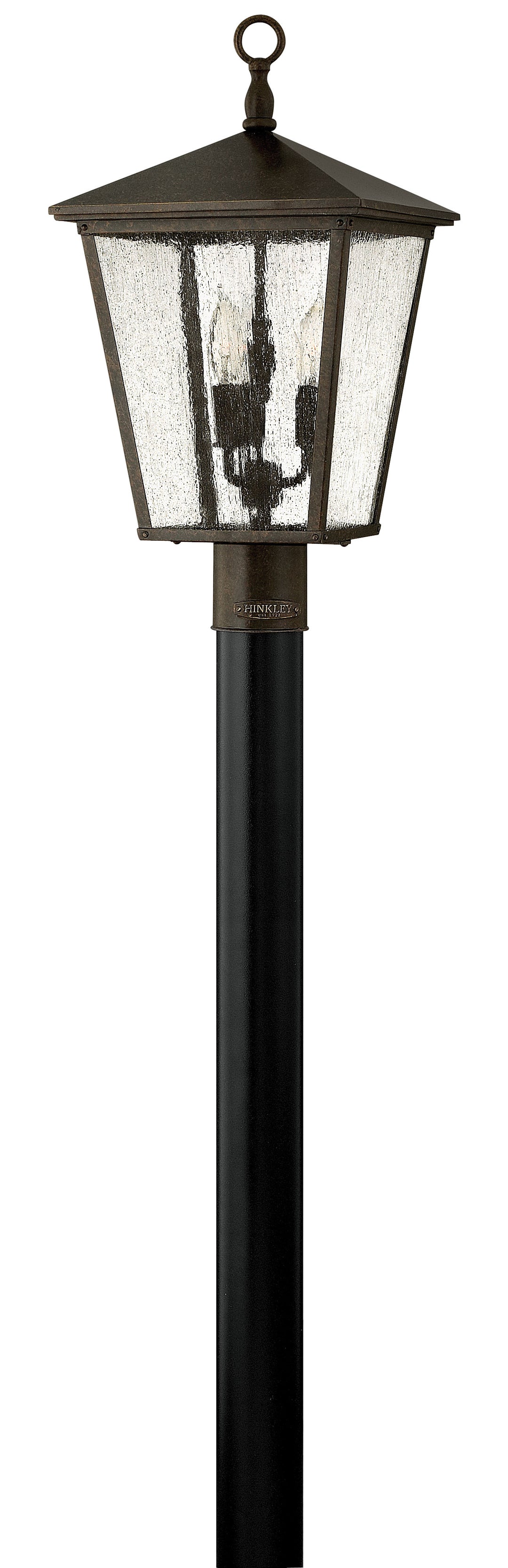 Hinkley Trellis Outdoor Post Mount Lantern Medium Post Mount Lantern Regency Bronze 1431RB