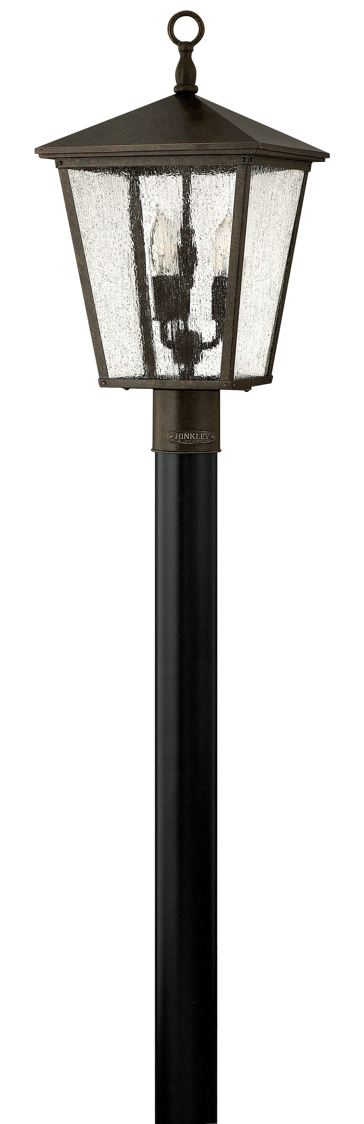 Hinkley Trellis Outdoor Post Mount Lantern