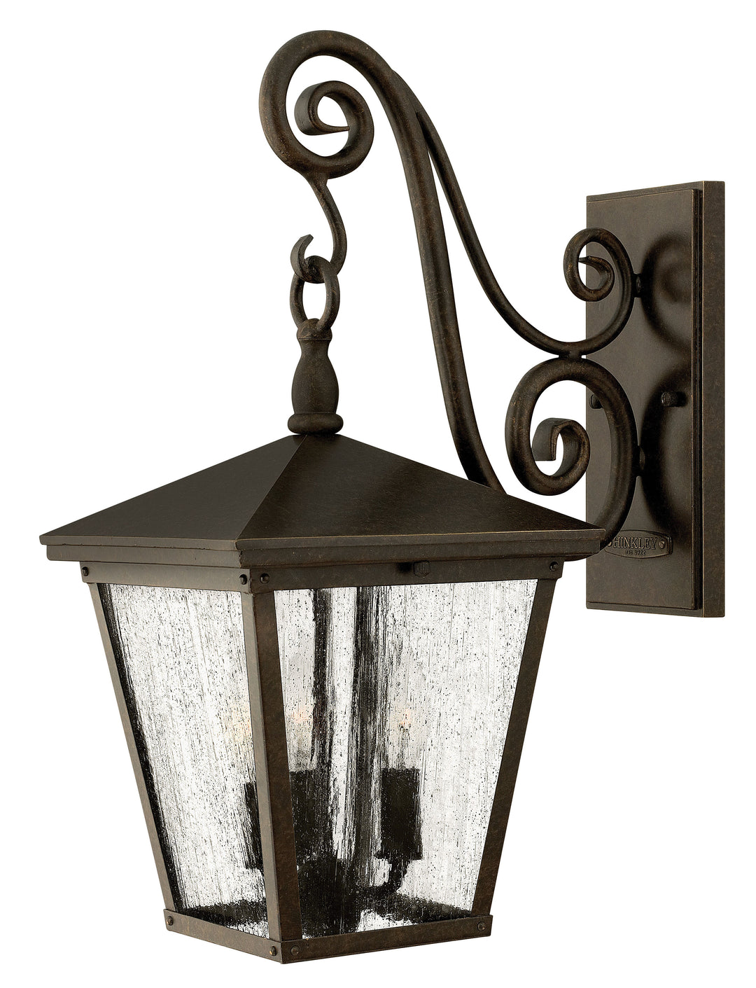Hinkley Trellis Outdoor Wall Light Large Wall Mount Lantern Regency Bronze 1434RB-LL