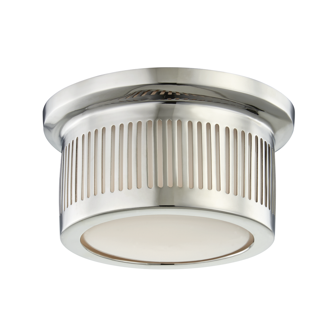 Hudson Valley Lighting Bangor Flush Mount Ceiling Flush Mounts Hudson Valley Lighting Polished Nickel  