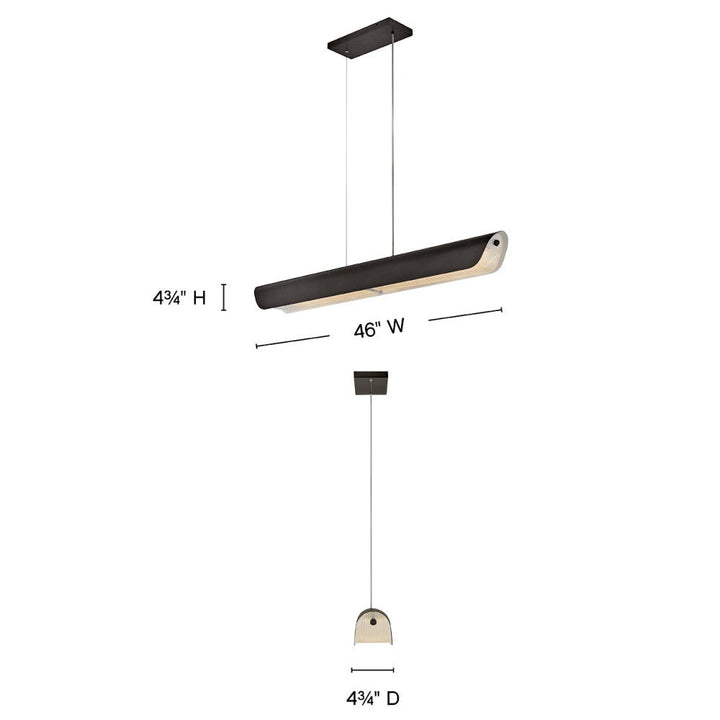 Fredrick Ramond Arco Linear Chandelier